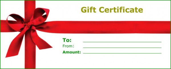 massage gift certificates